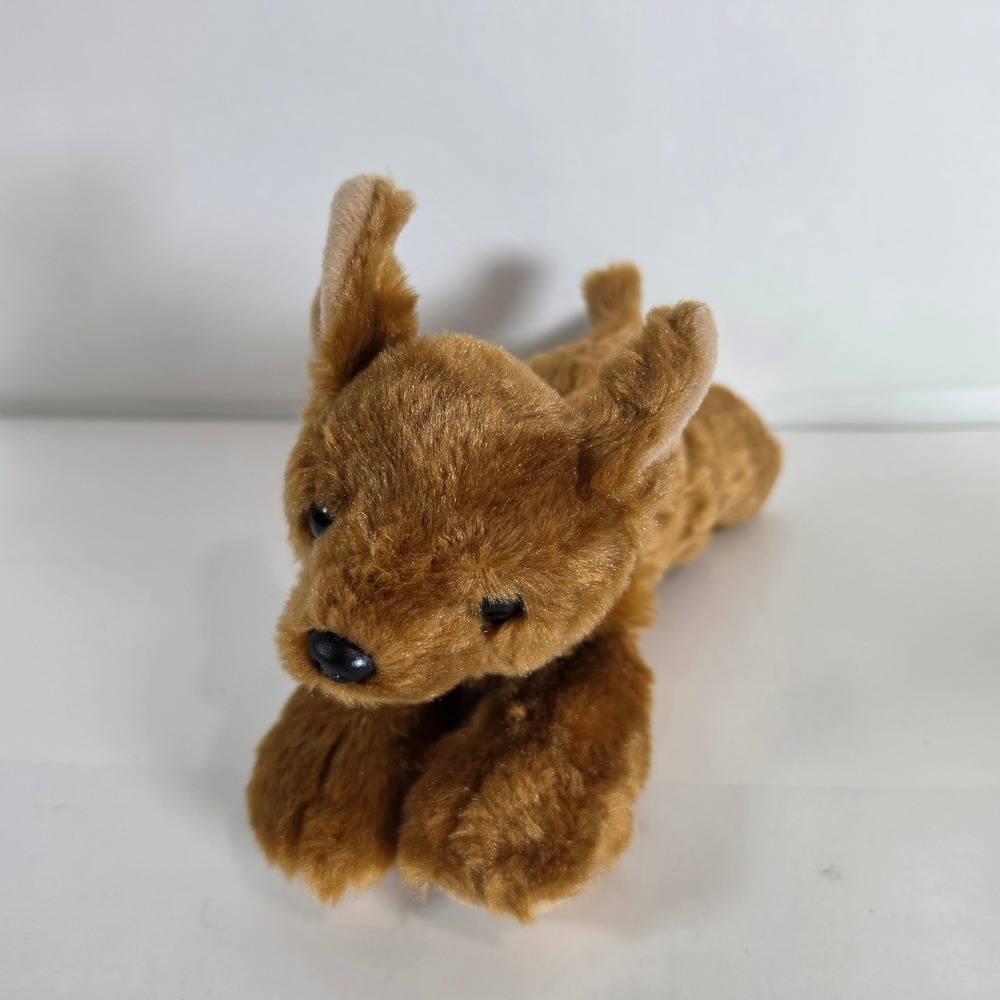 Aurora World Chihuahua Plush Mini Flopsie Chi Chi Brown Dog‎ Stuffed Animal 8"